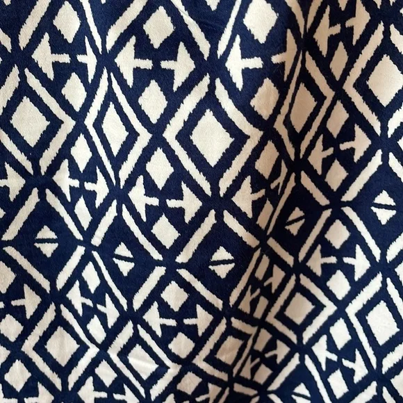 Mario Serrano Print Skirt Blue/White Size L - Picture 3 of 8